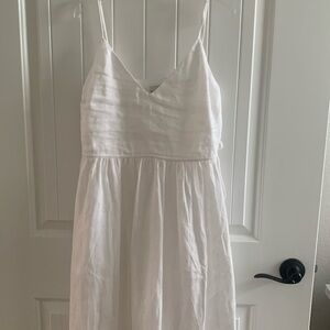 NWT • DISSH Maura White Linen Dress